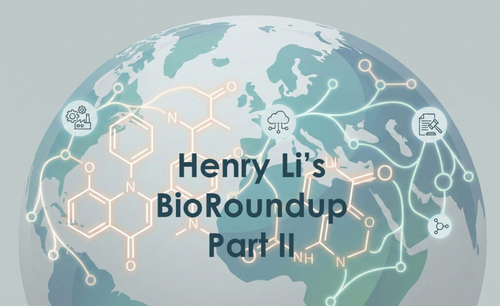 Global life sciences ecosystem showing drug development, policy and manufacturing