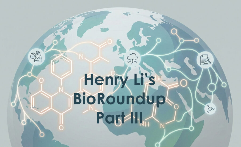 Global life sciences ecosystem showing drug development, policy and manufacturing