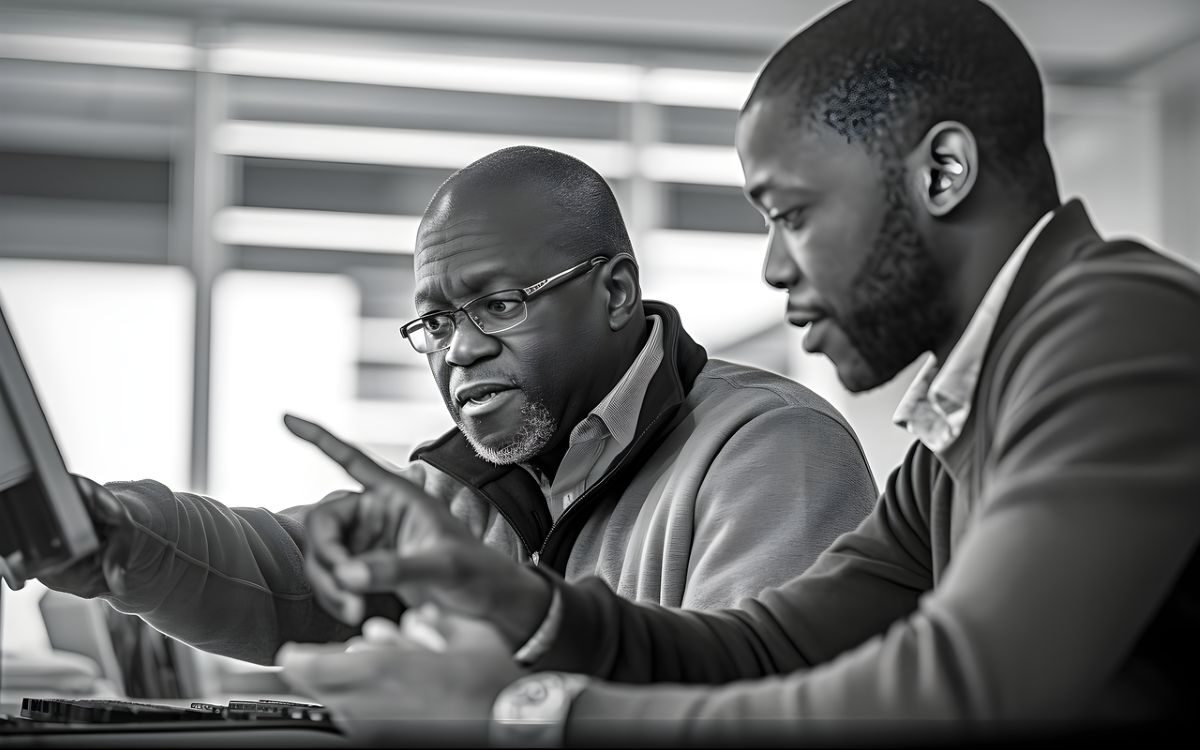 Science and nuclear industry professionals standing in a laboratory and engineering setting, representing the SIP and NISP leaders calling for a pause on apprenticeship reforms.