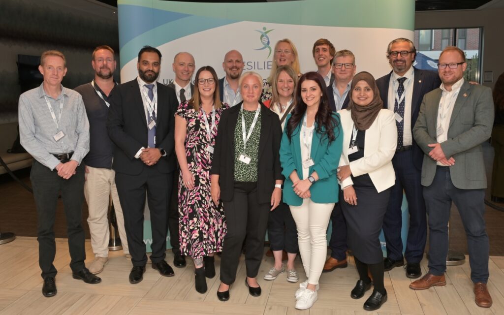 The Resilience Medicines Manufacturing Skills Centre of Excellence team collaborating on life sciences training initiatives.