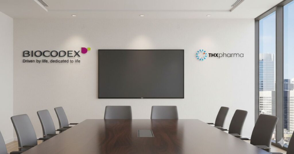 image showing a THX Pharma Biocodex Licensing Deal