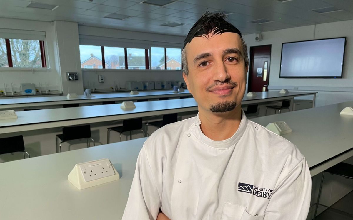 Dr Ali Kermanizadeh, microplastics from food packaging researcher, University of Derby