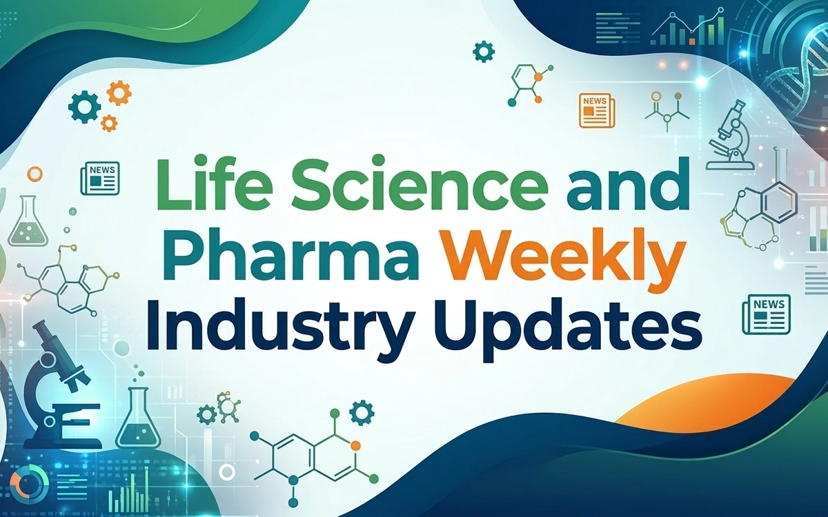 Life science news 23 March 2026 weekly roundup banner.