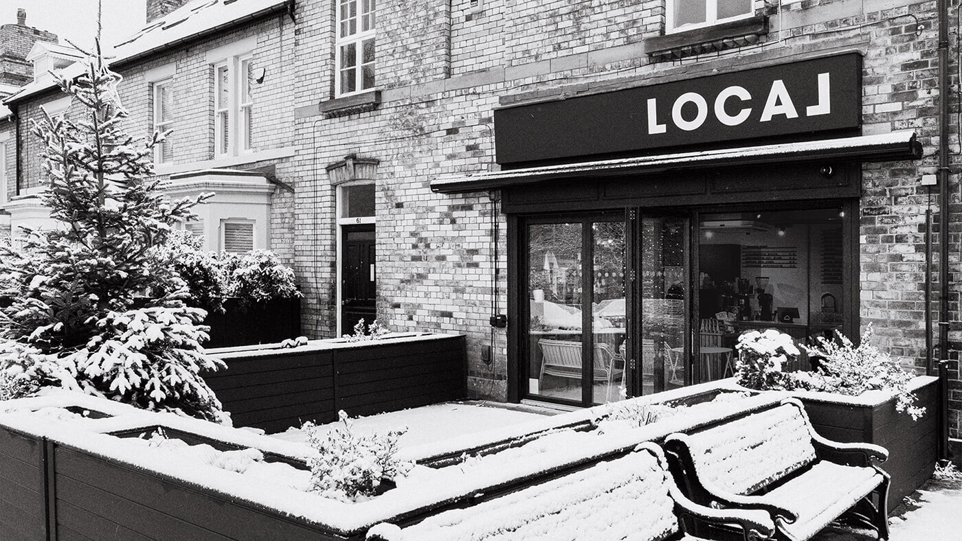 Shop in the snow