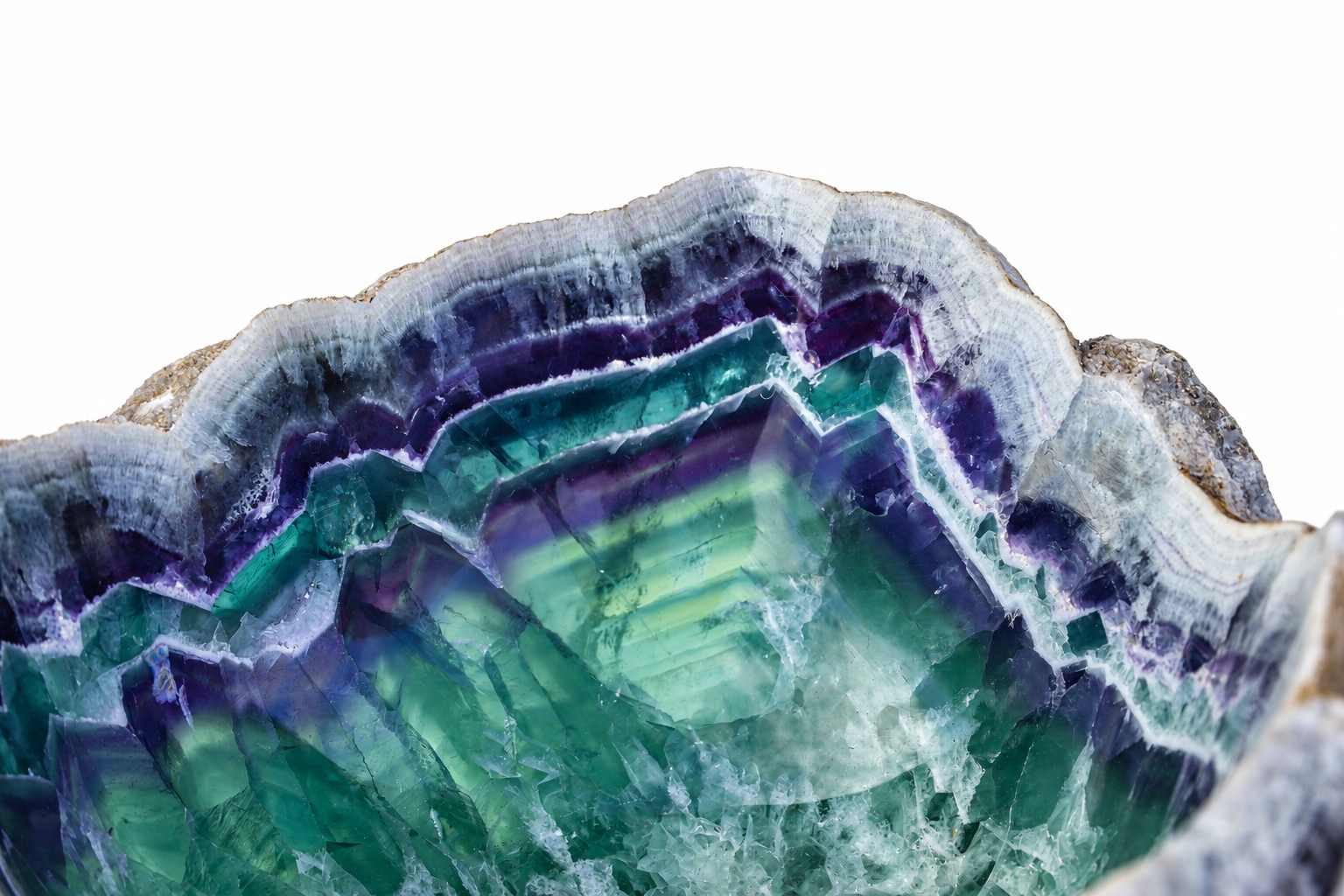 BOW185 STD5102 Fluorite 24cm Bowl Closeup