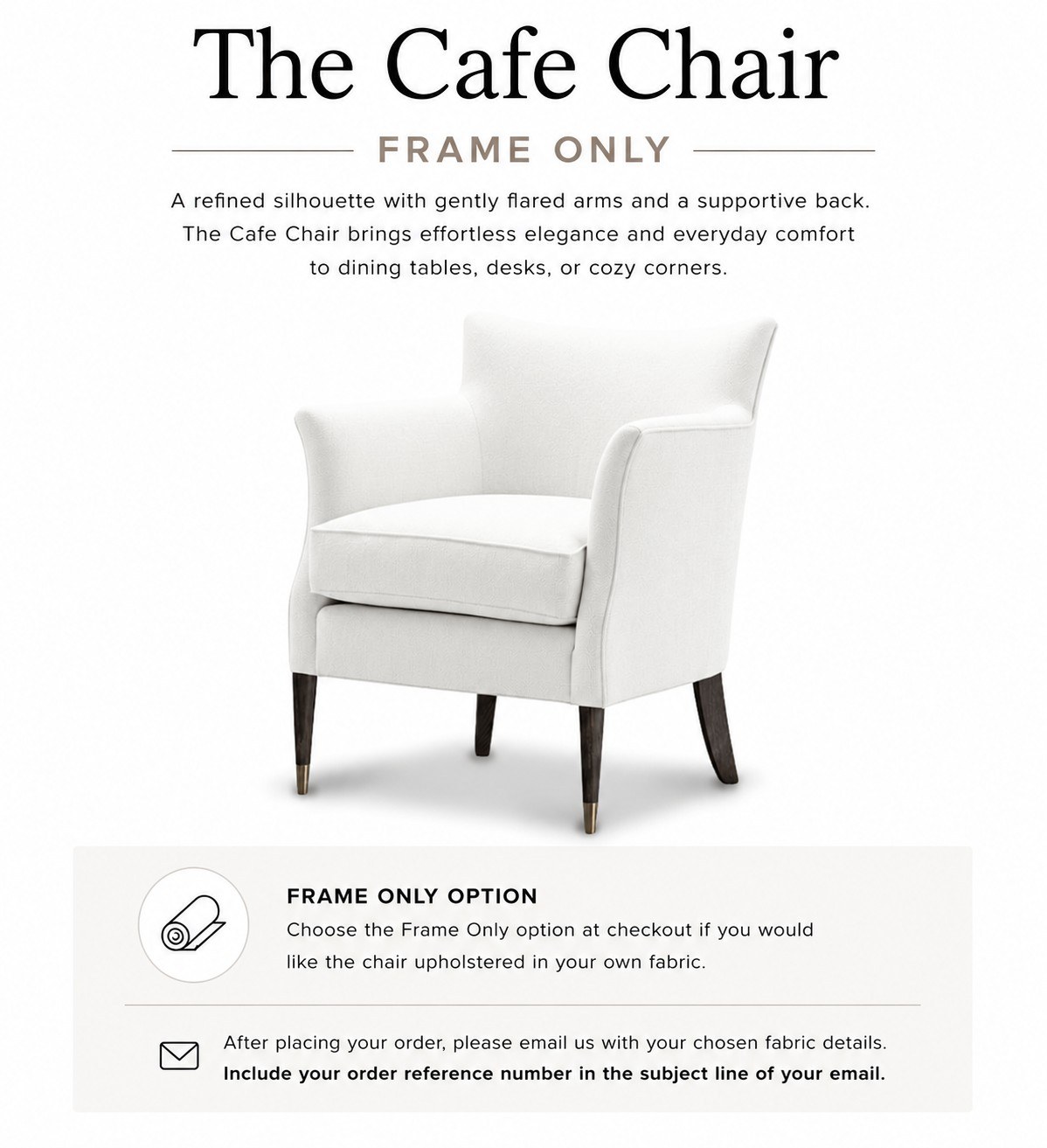 Cafe Chair Dark Walnut