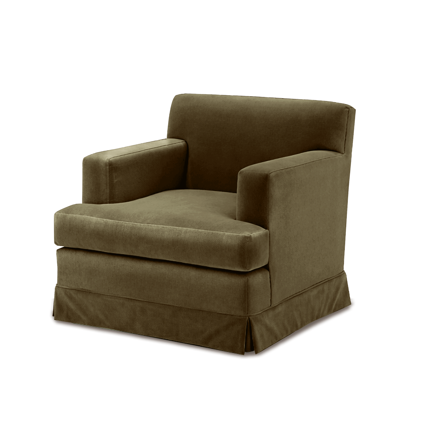 Chloe Armchair Skirt Hampstead Rowan Sable