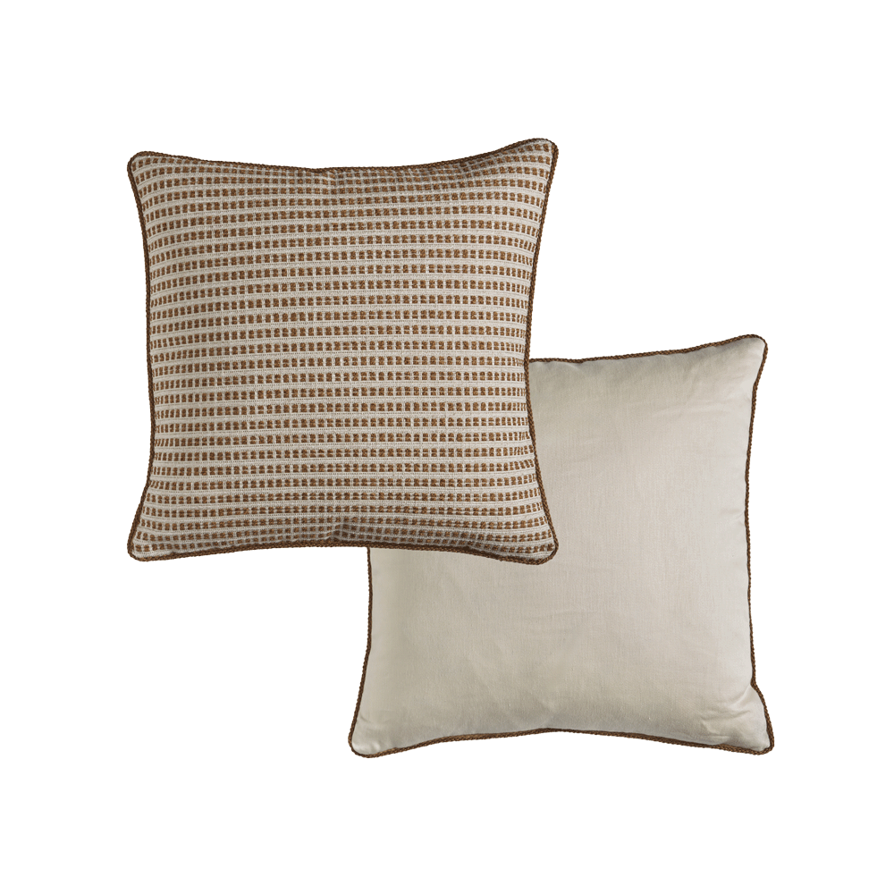 Dorian Cushion Sienna Front Back Louise Bradley