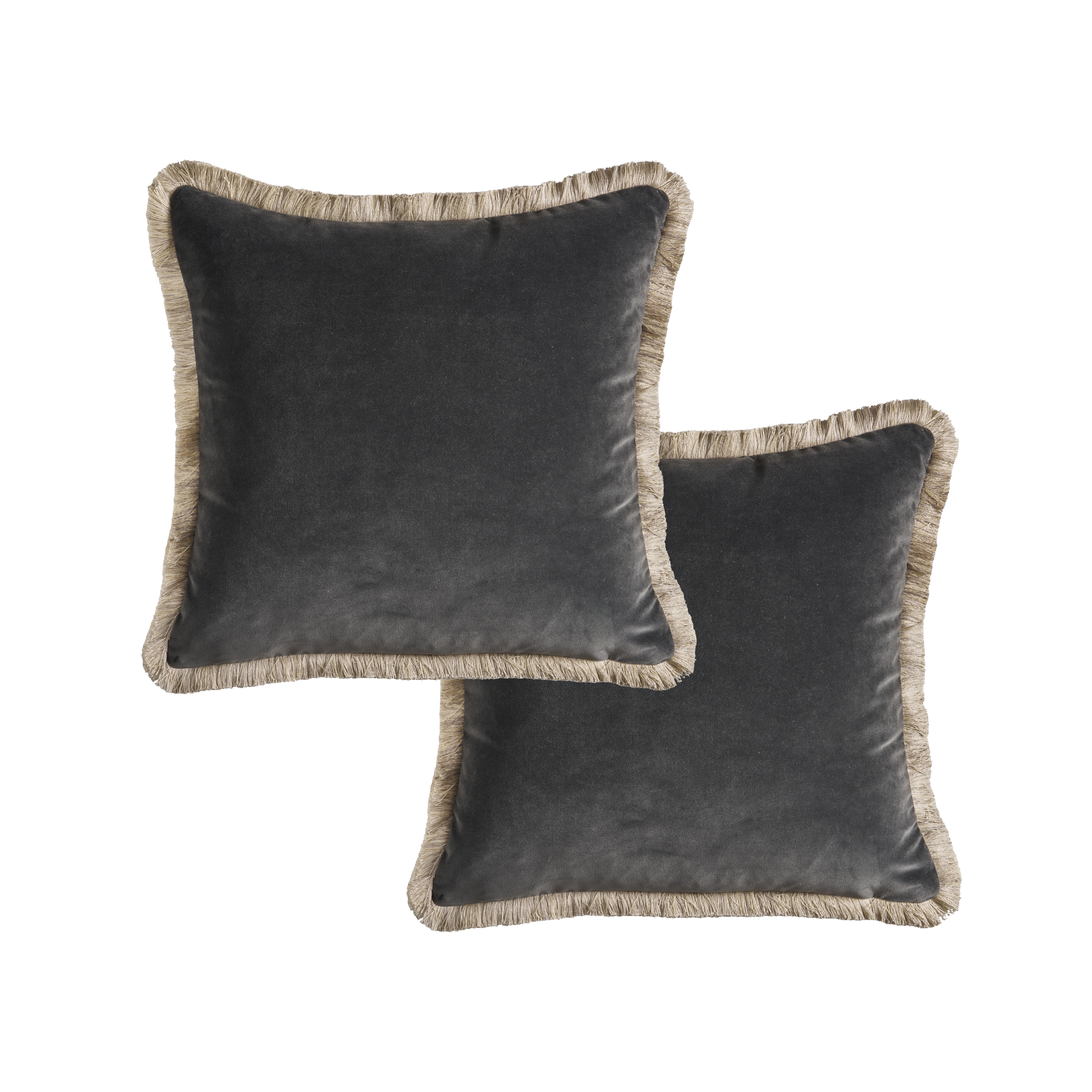 Odette Cushion Midnight Front Back Louise Bradley