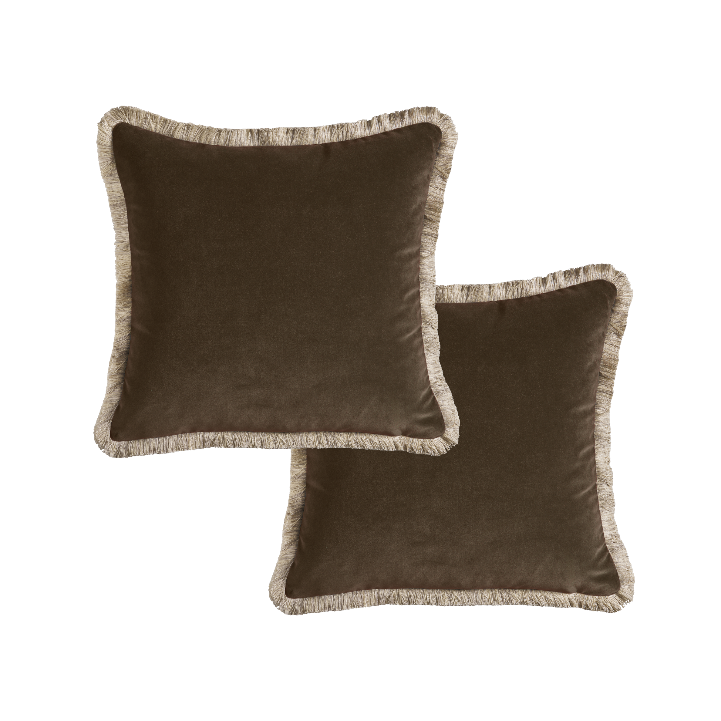 Odette Cushion Sable Front Back Louise Bradley