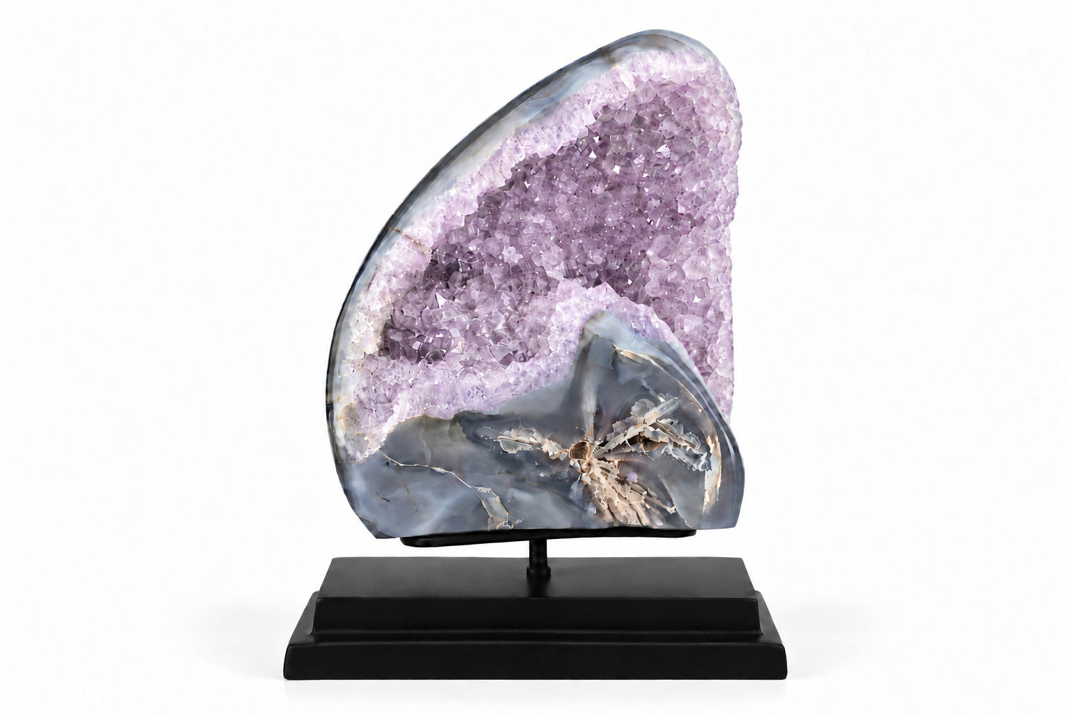 FOS133 ST2019 Polished Amethyst Geode