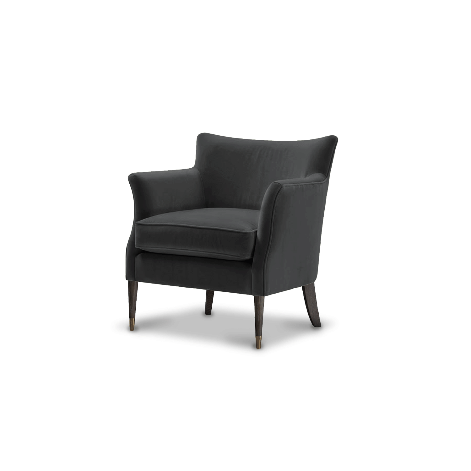 Cafe Chair Walnut Hampstead Rowan Midnight Thumbnail