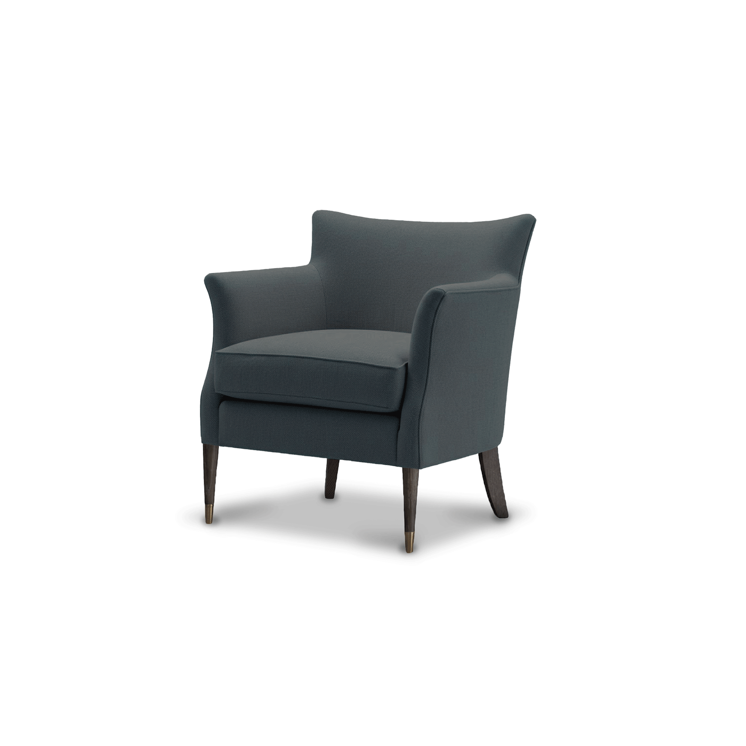 Cafe Chair Walnut Serpentine Lacu Midnight Thumbnail