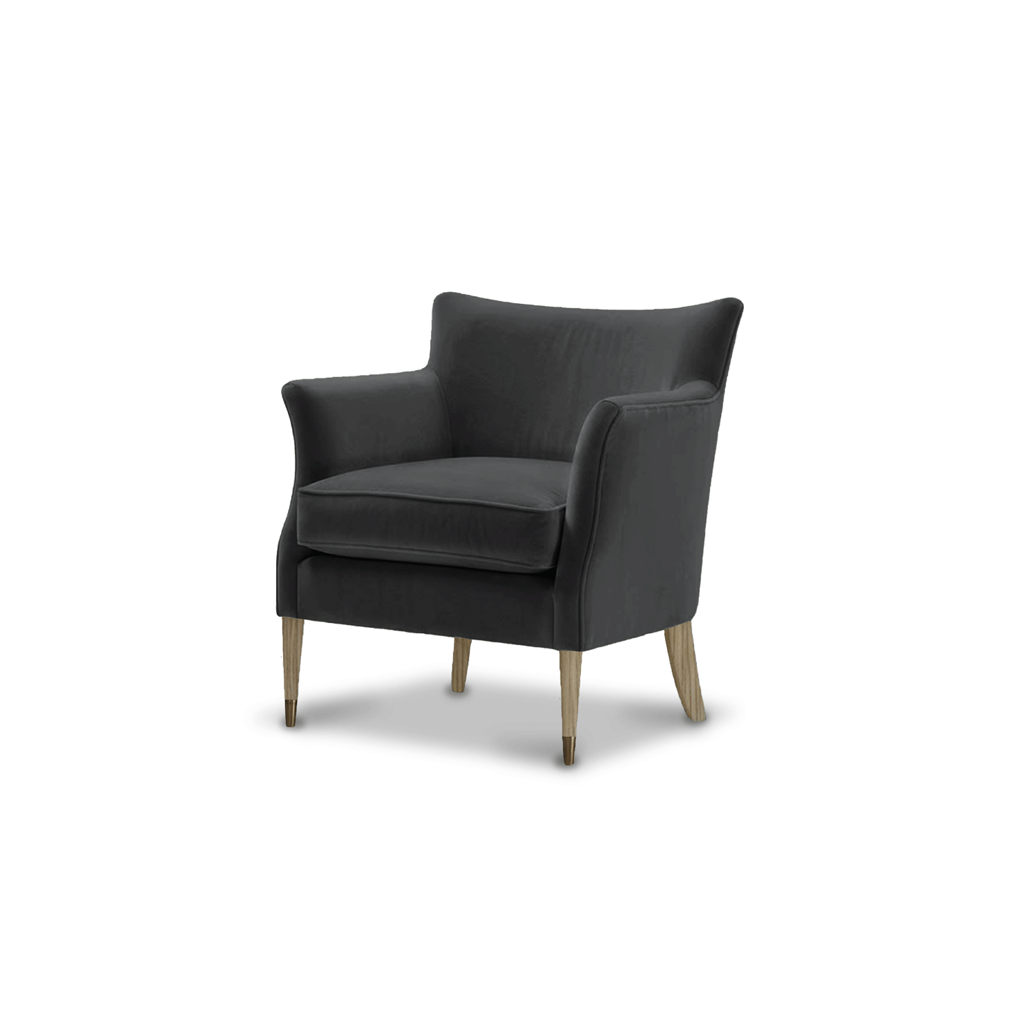 Cafe Chair Grey Wash Hampstead Rowan Midnight Thumbnail