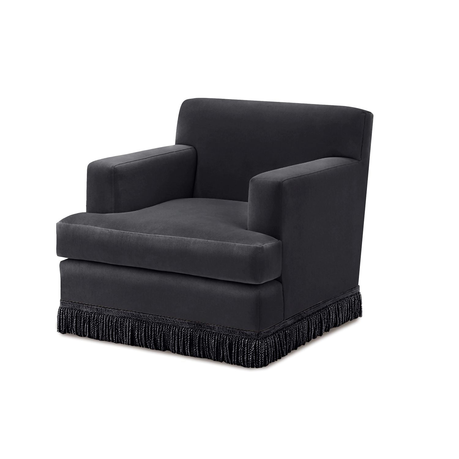 Chloe Armchair Fringe Hampstead Rowan Midnight