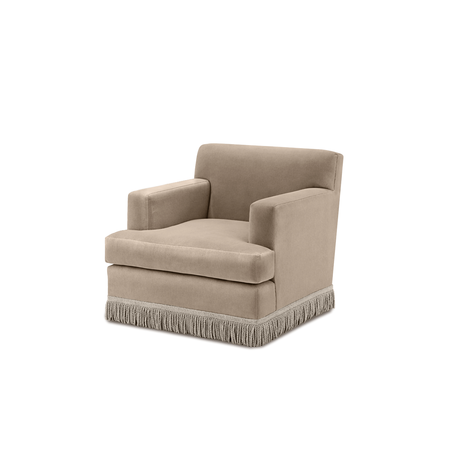 Chloe Armchair Fringe Hampstead Rowan Mist Thumbnail