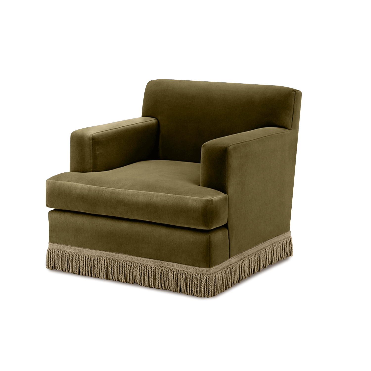 Chloe Armchair Fringe Hampstead Rowan Moss