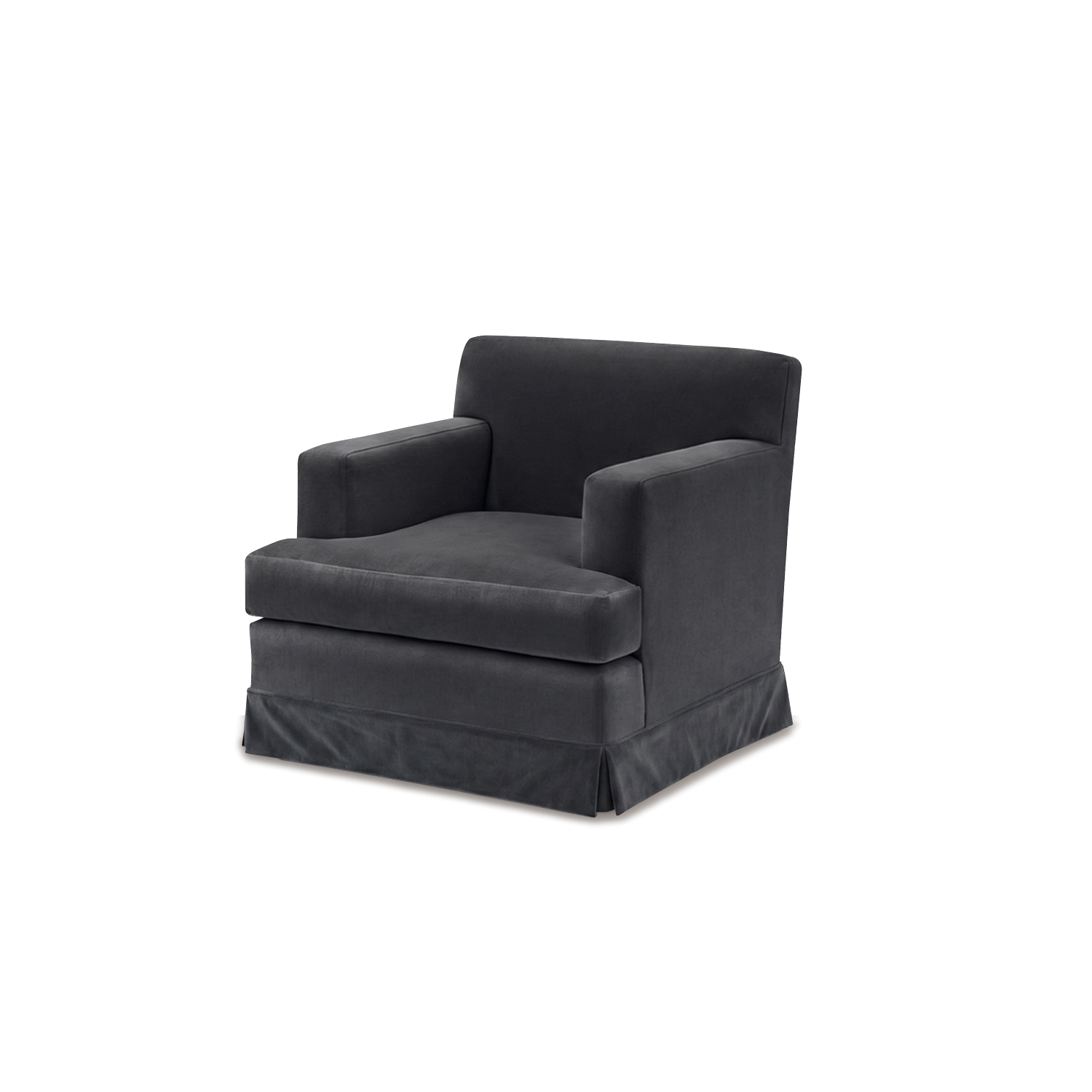 Chloe Armchair Skirt Hampstead Rowan Midnight Thumbnail