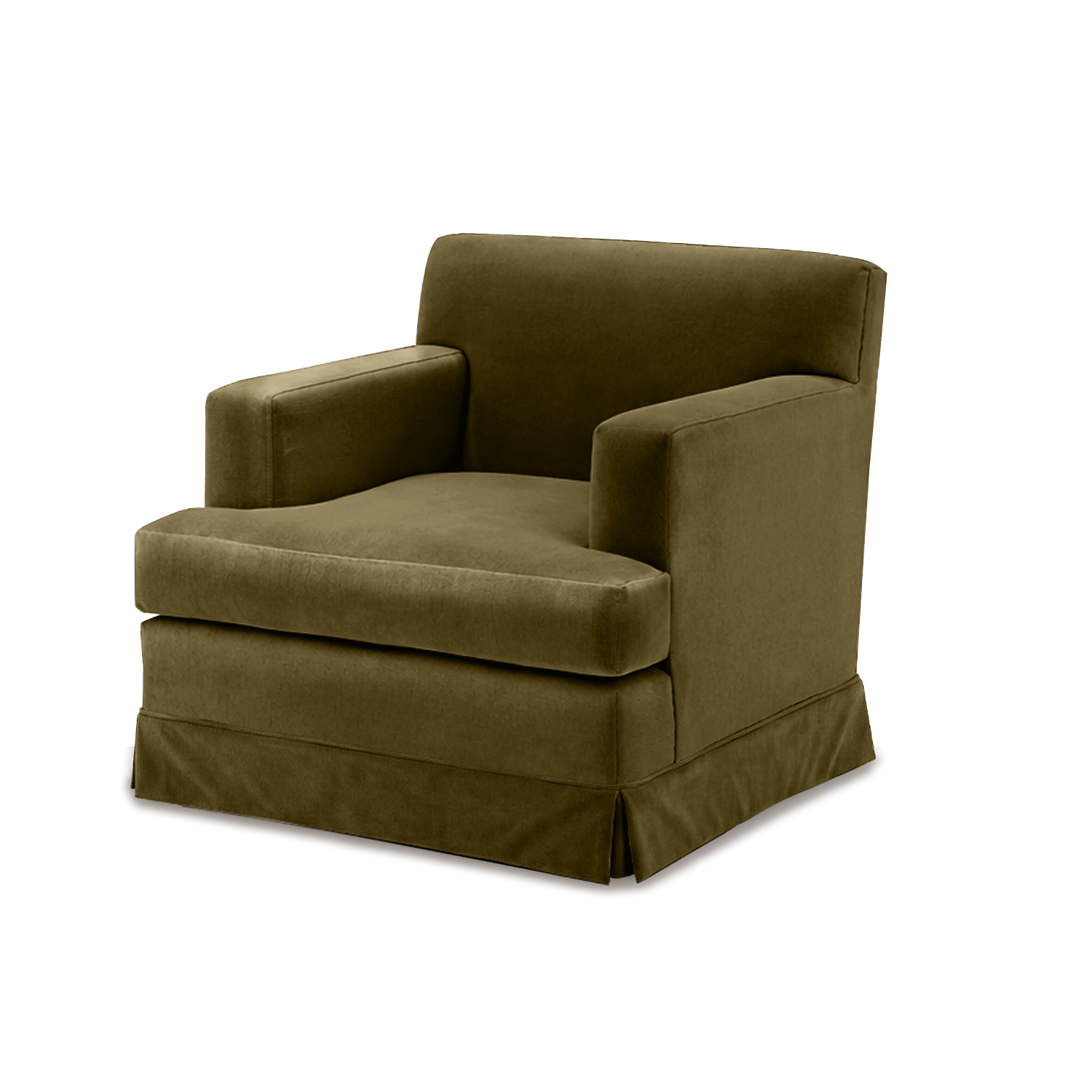 Chloe Armchair Skirt Hampstead Rowan Moss