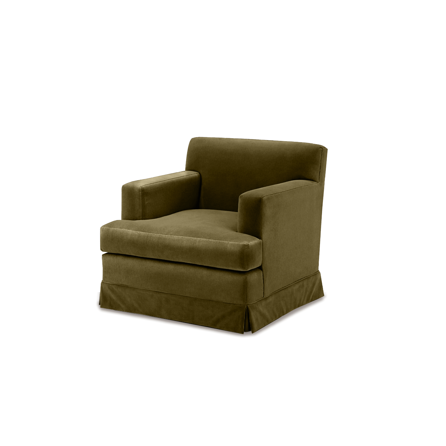 Chloe Armchair Skirt Hampstead Rowan Moss Thumbnail