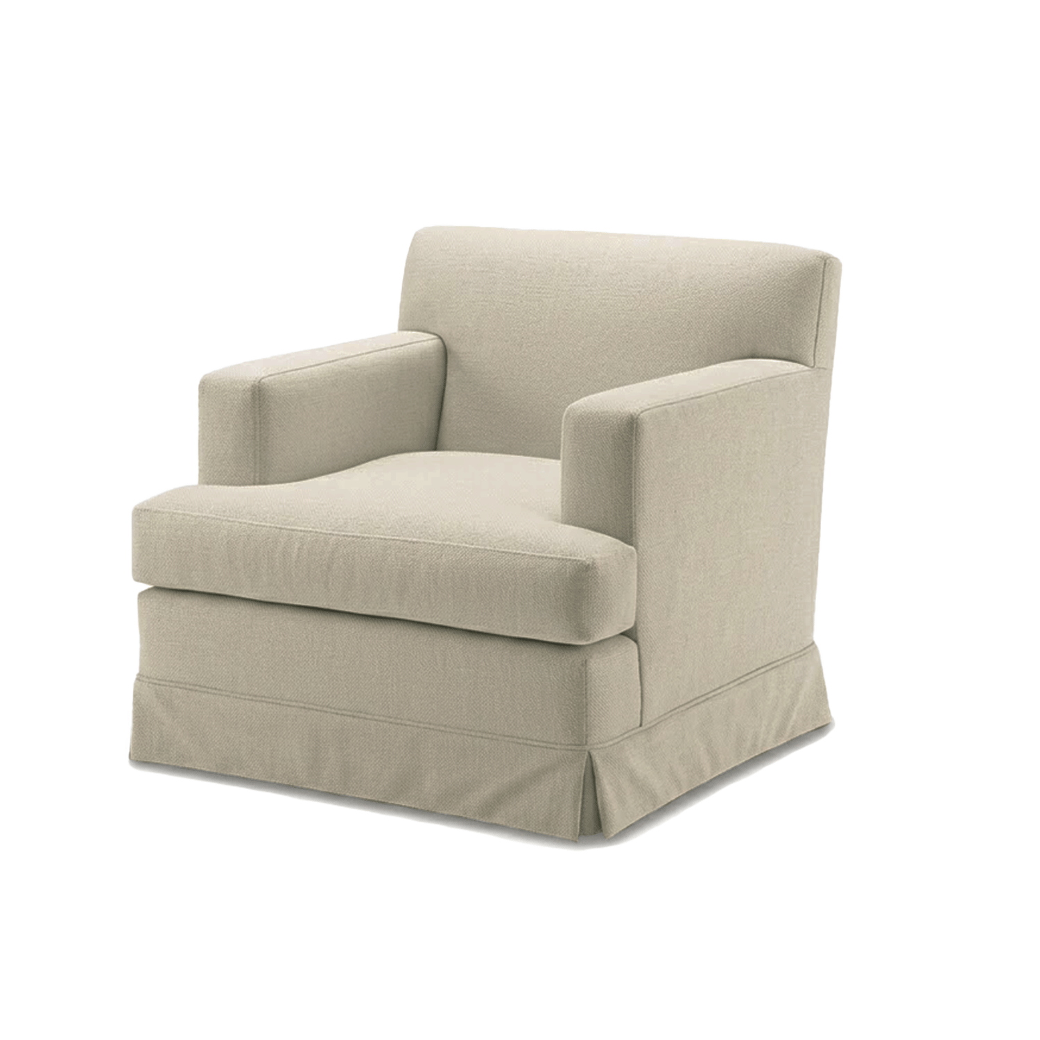 Chloe Armchair Skirt Serpentine Lacu Barley