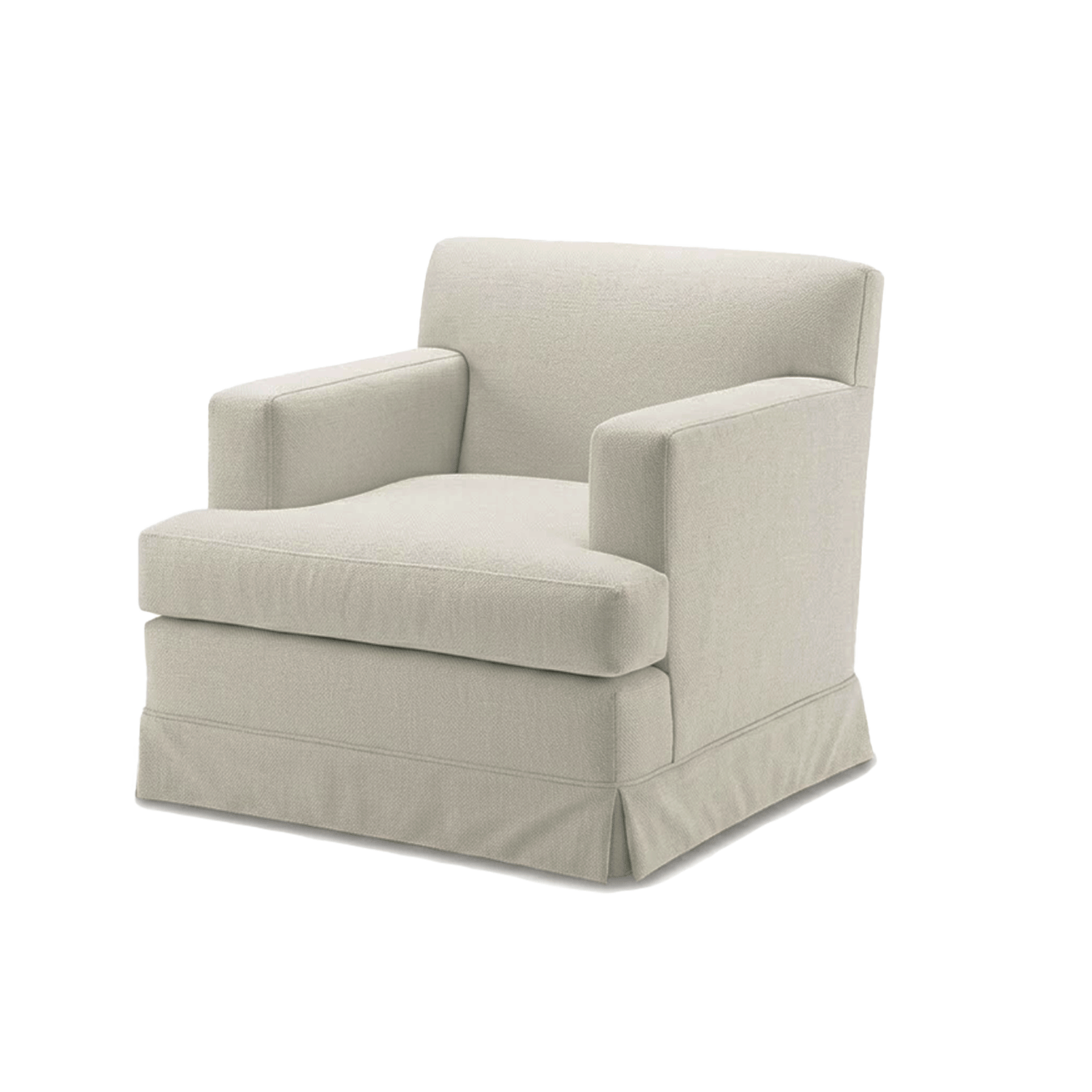 Chloe Armchair Skirt Serpentine Lacu Hay