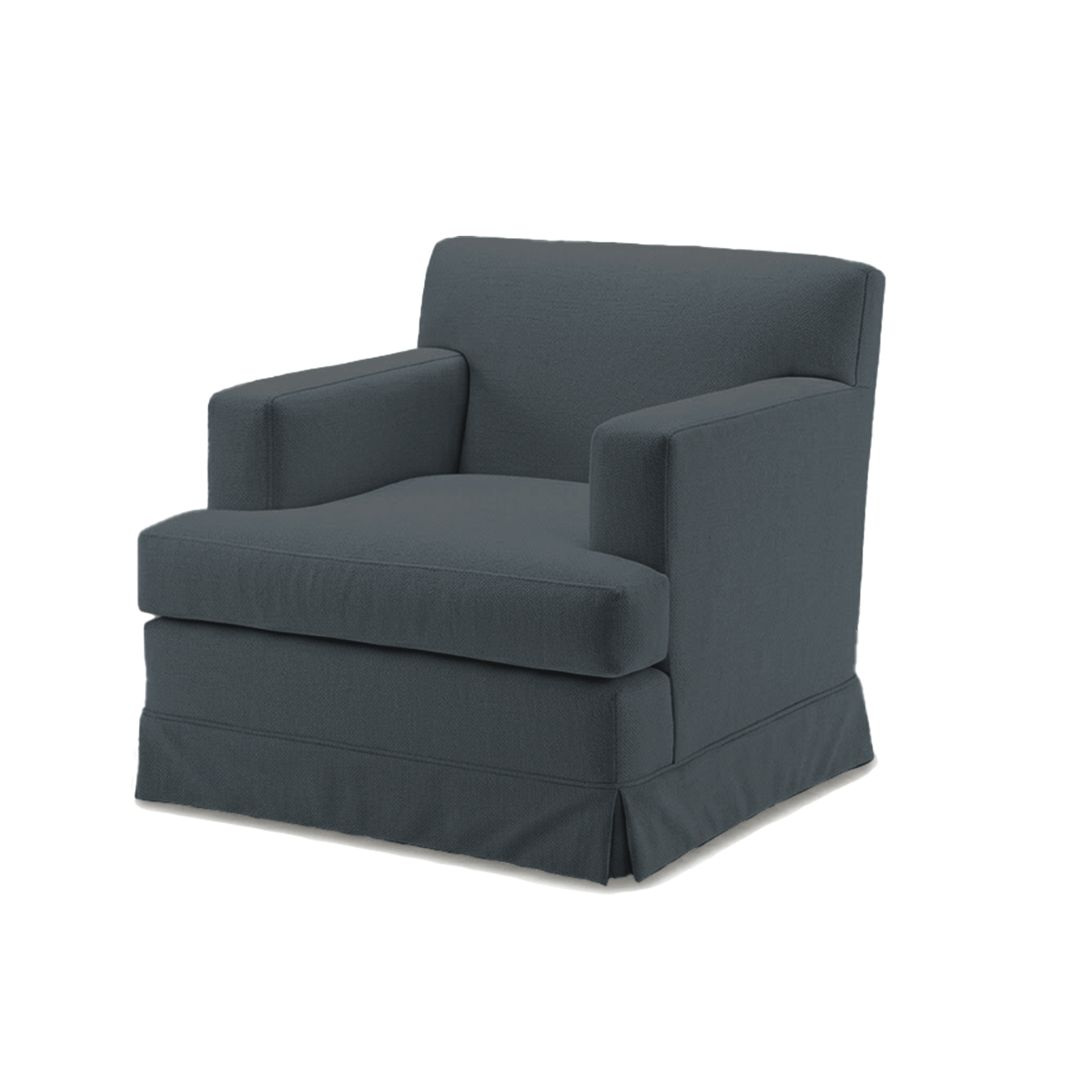 Chloe Armchair Skirt Serpentine Lacu Midnight