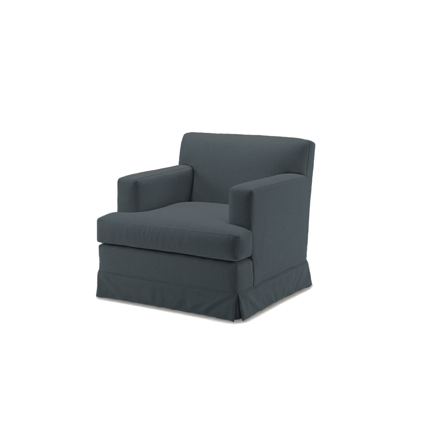 Chloe Armchair Skirt Serpentine Lacu Midnight Thumbnail