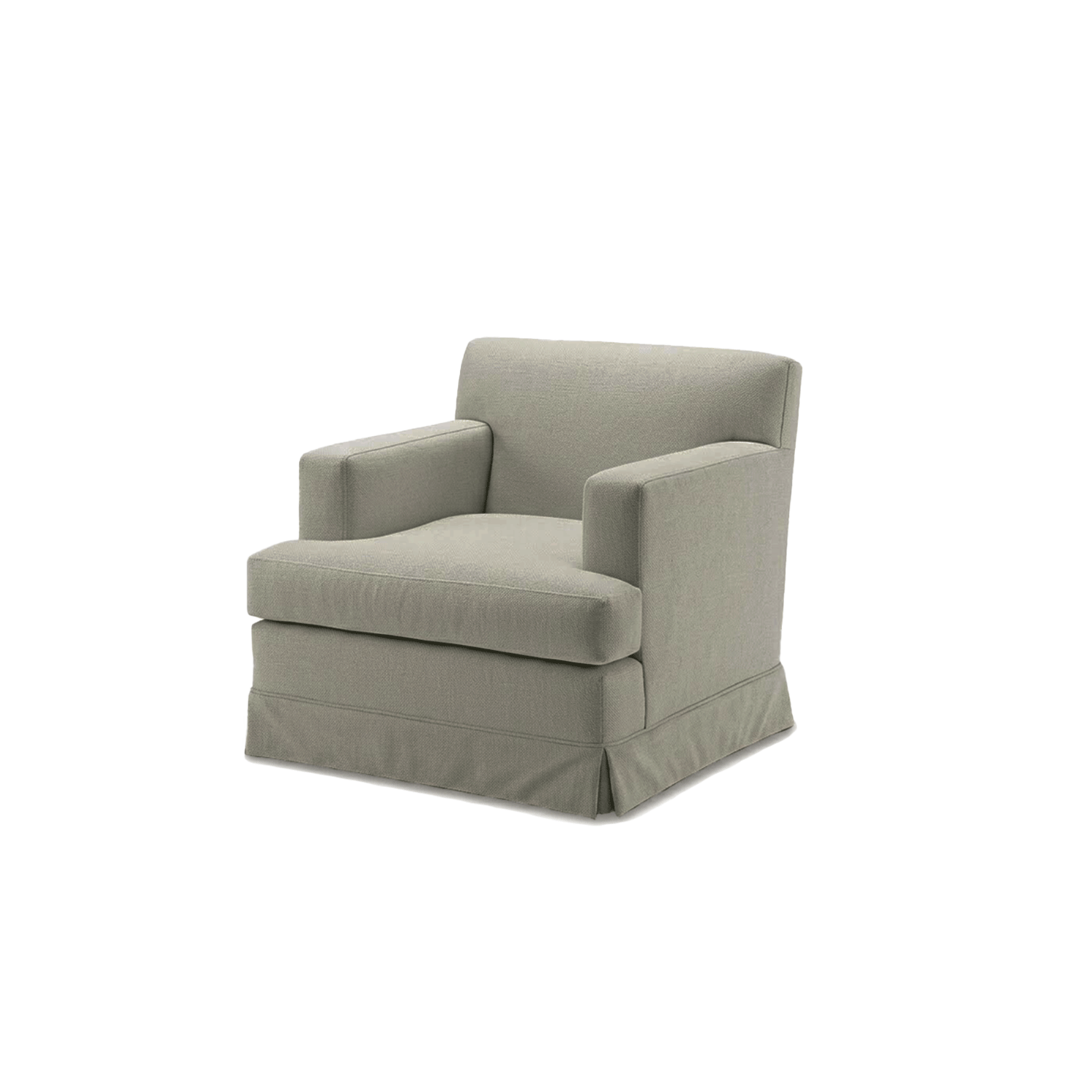 Chloe Armchair Skirt Serpentine Lacu Olive Thumbnail