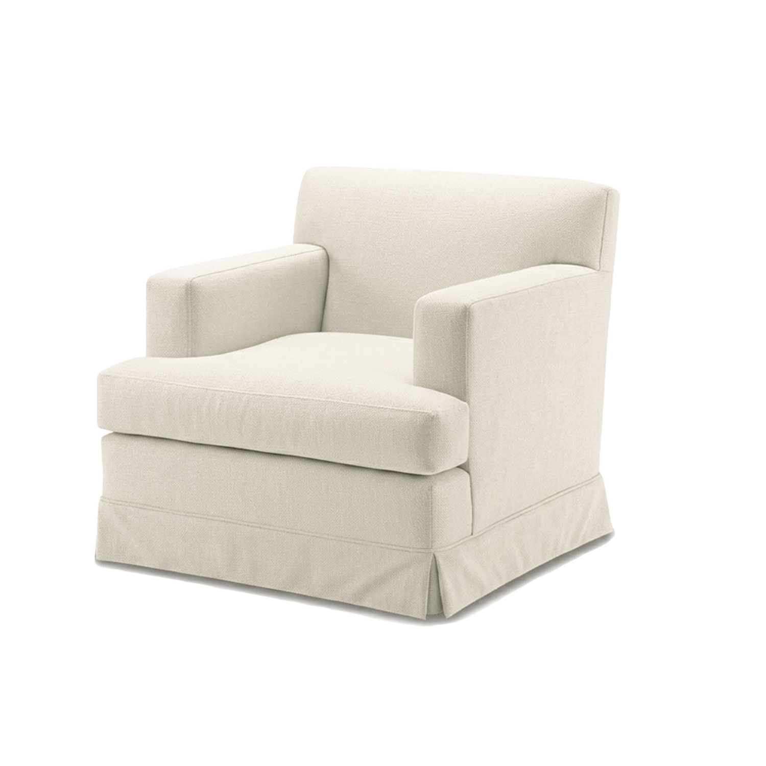 Chloe Armchair Skirt Serpentine Lacu Oyster