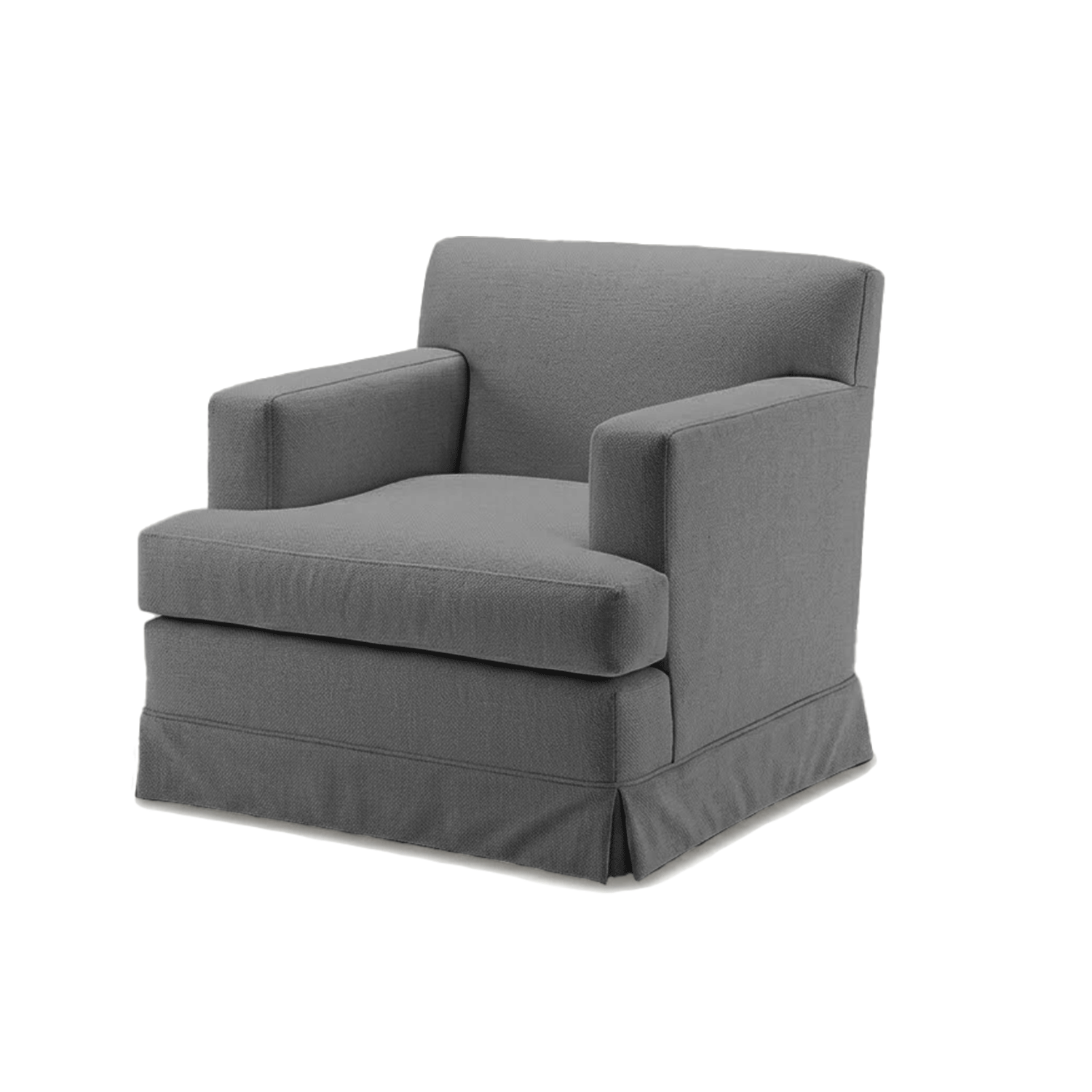 Chloe Armchair Skirt Serpentine Lacu Putty