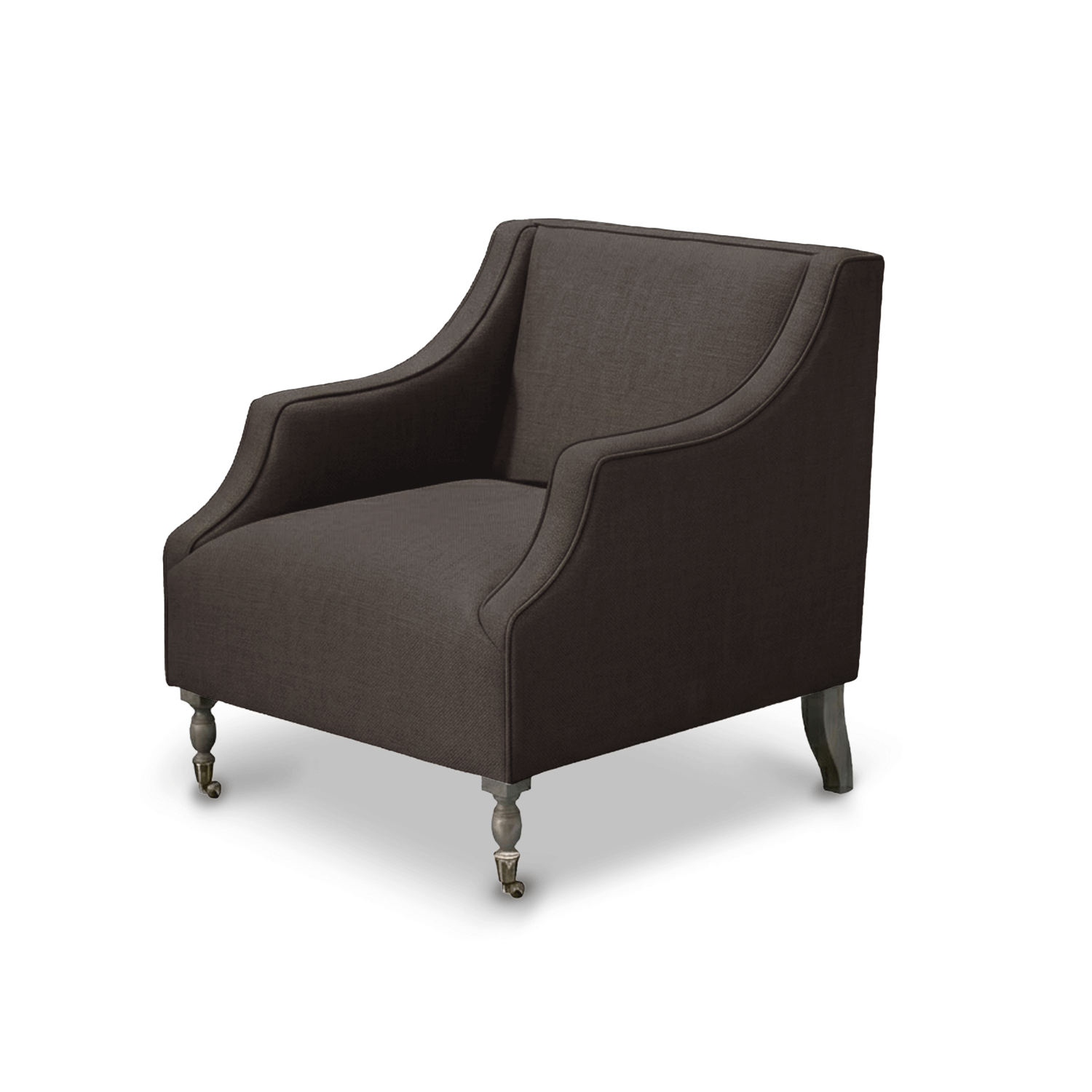 Theodore Armchair Serpentine Lacu Conker