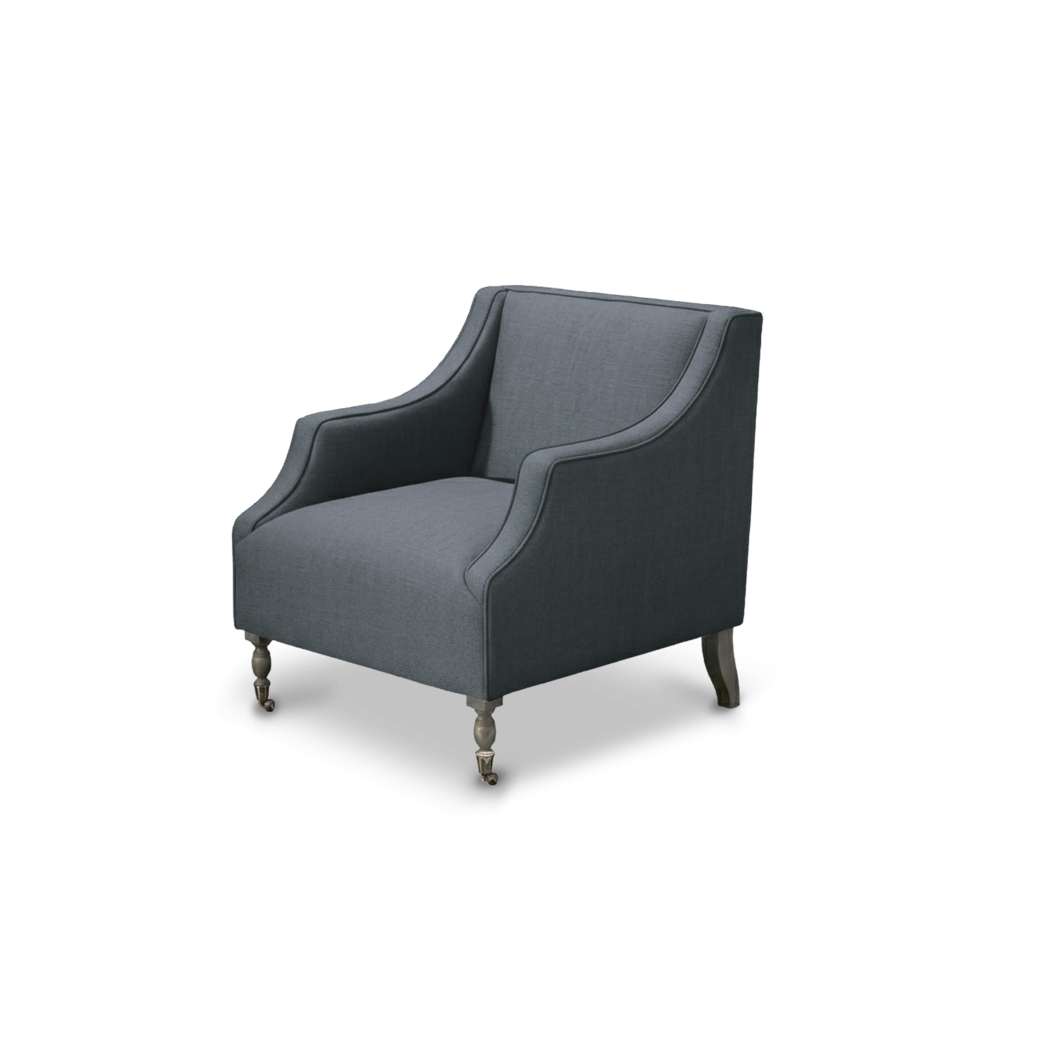 Theodore Armchair Serpentine Lacu Midnight Thumbnail