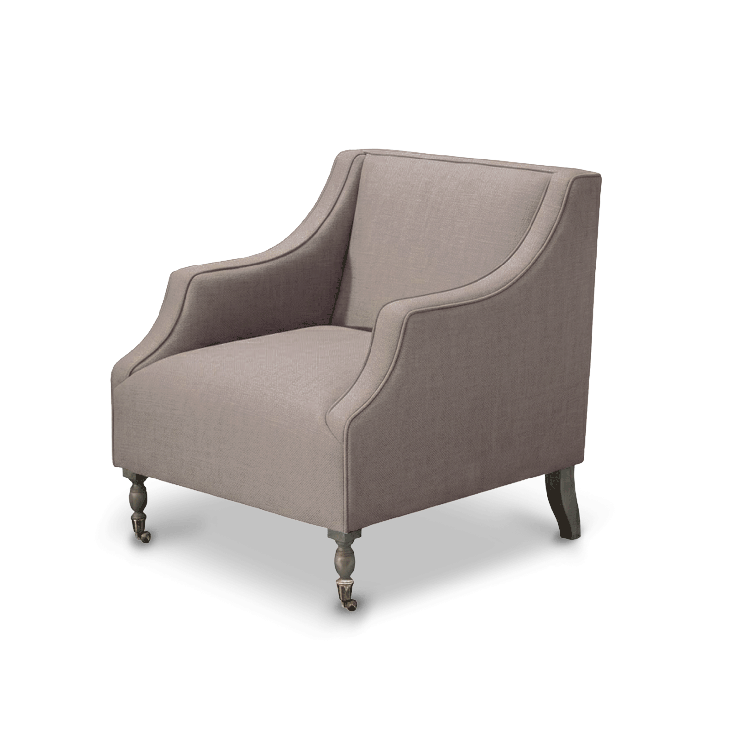 Theodore Armchair Serpentine Lacu Rose
