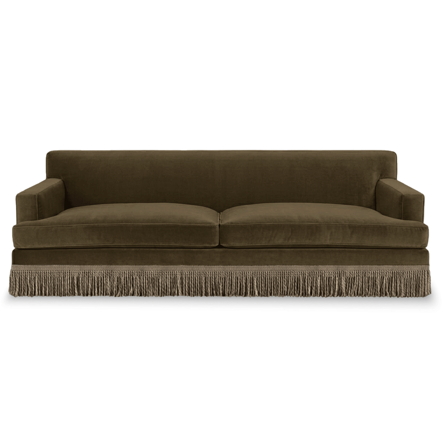 Chloe Sofa Fringe Hampstead Rowan Sable