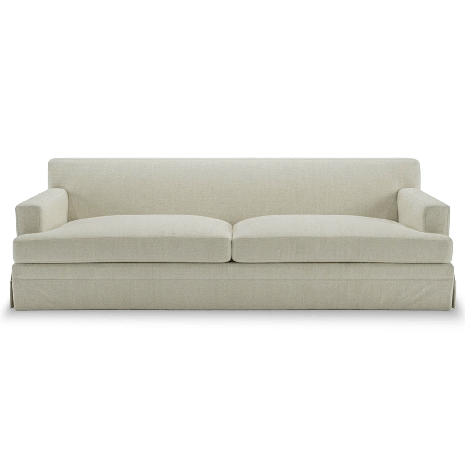 Chloe Sofa Skirt Serpentine Hay