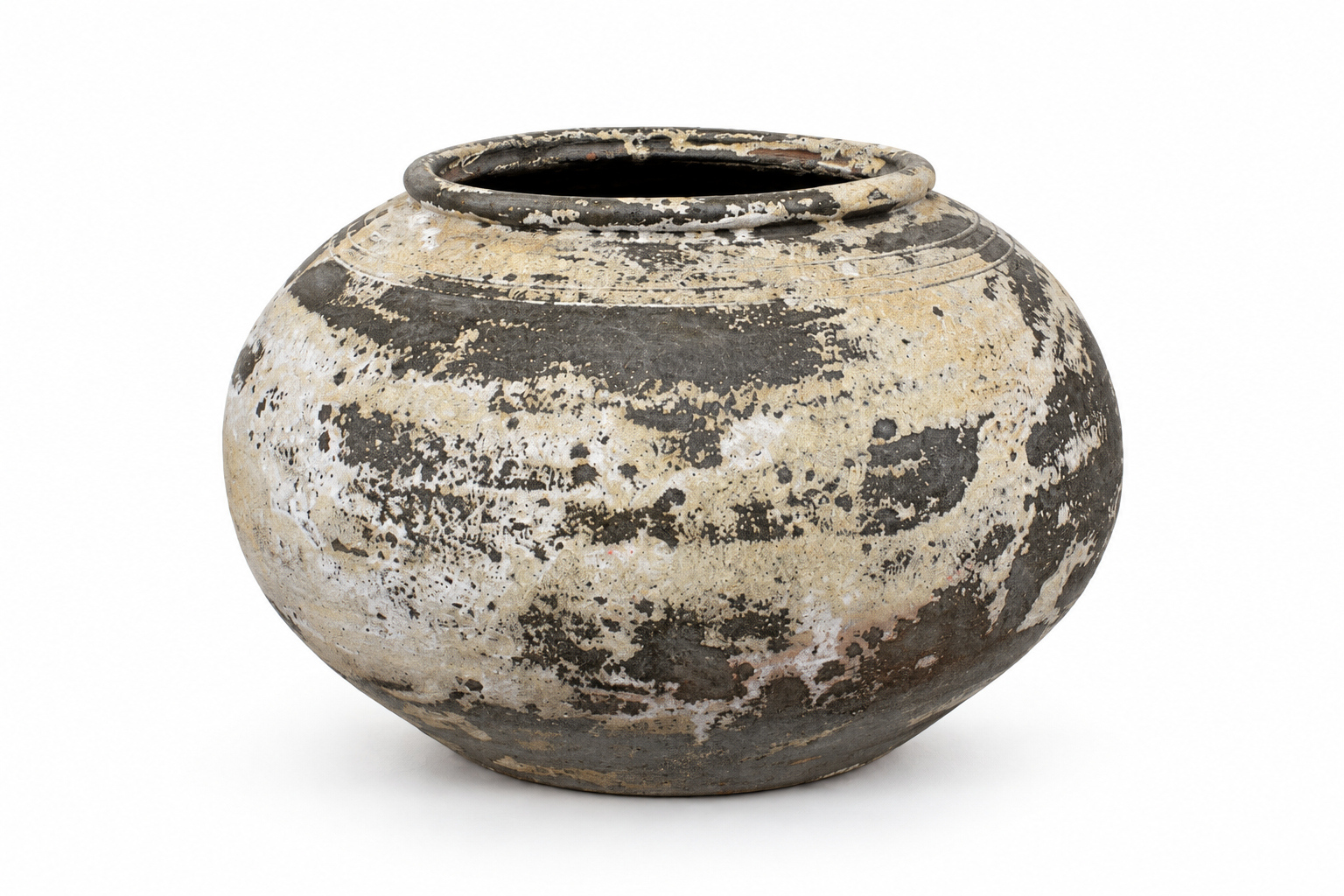 POT007 MED004 Large Console Pot Concrete