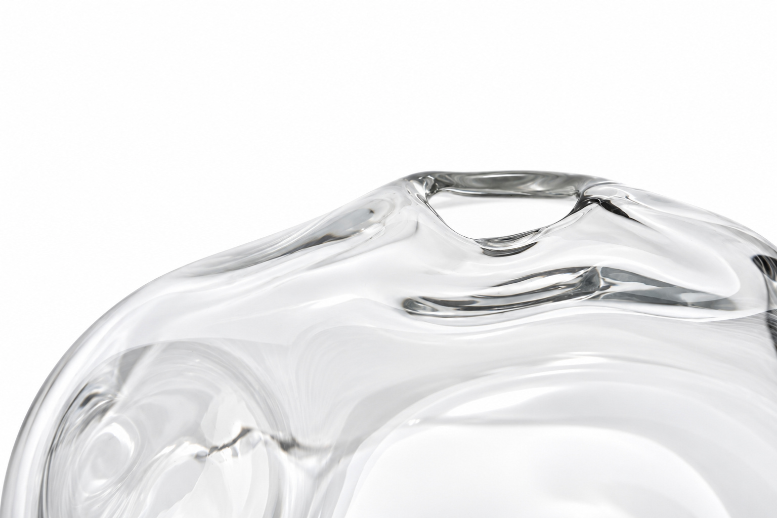 VAS228 STD004 Aria Vase Grey Close up