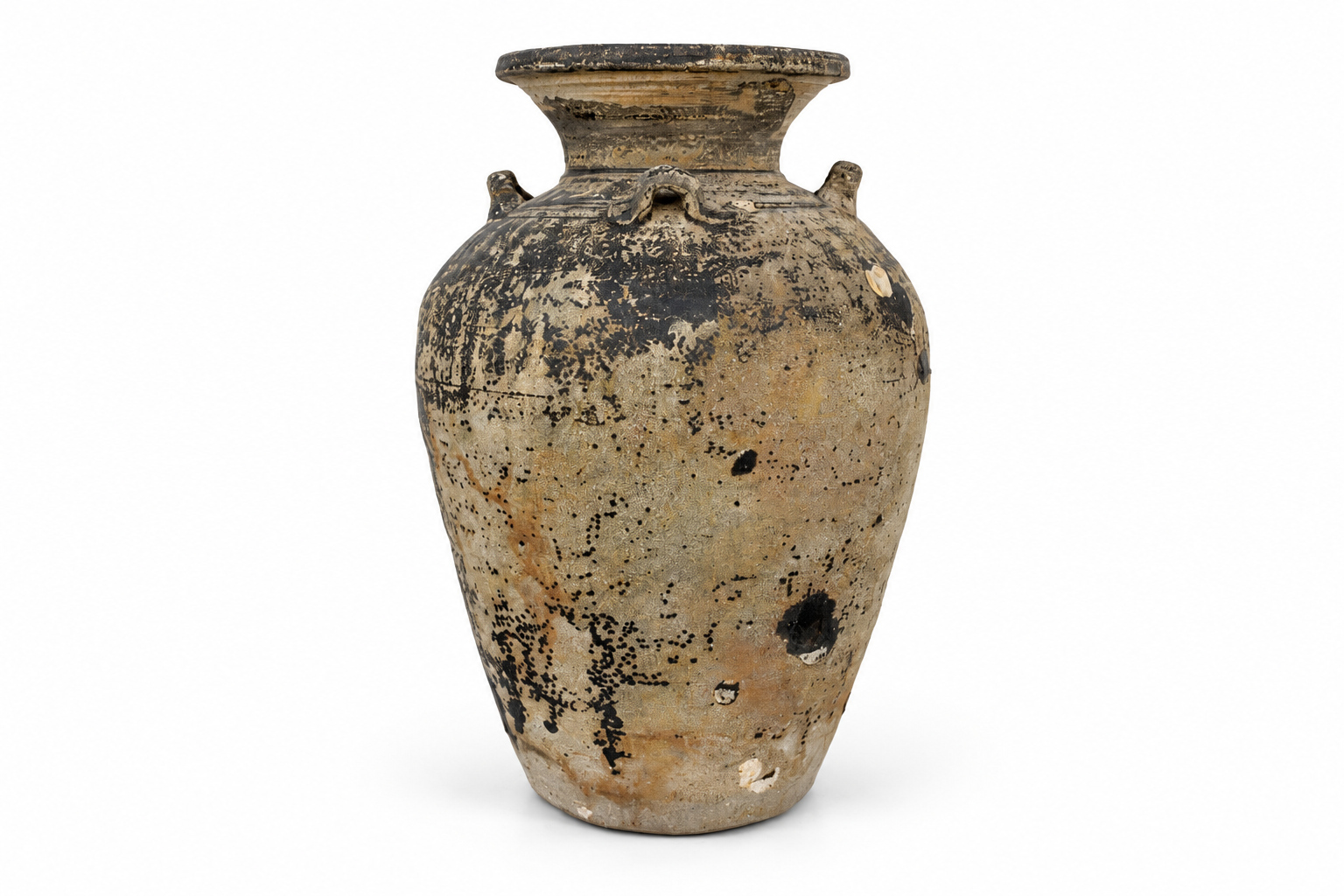 Vase Brown black