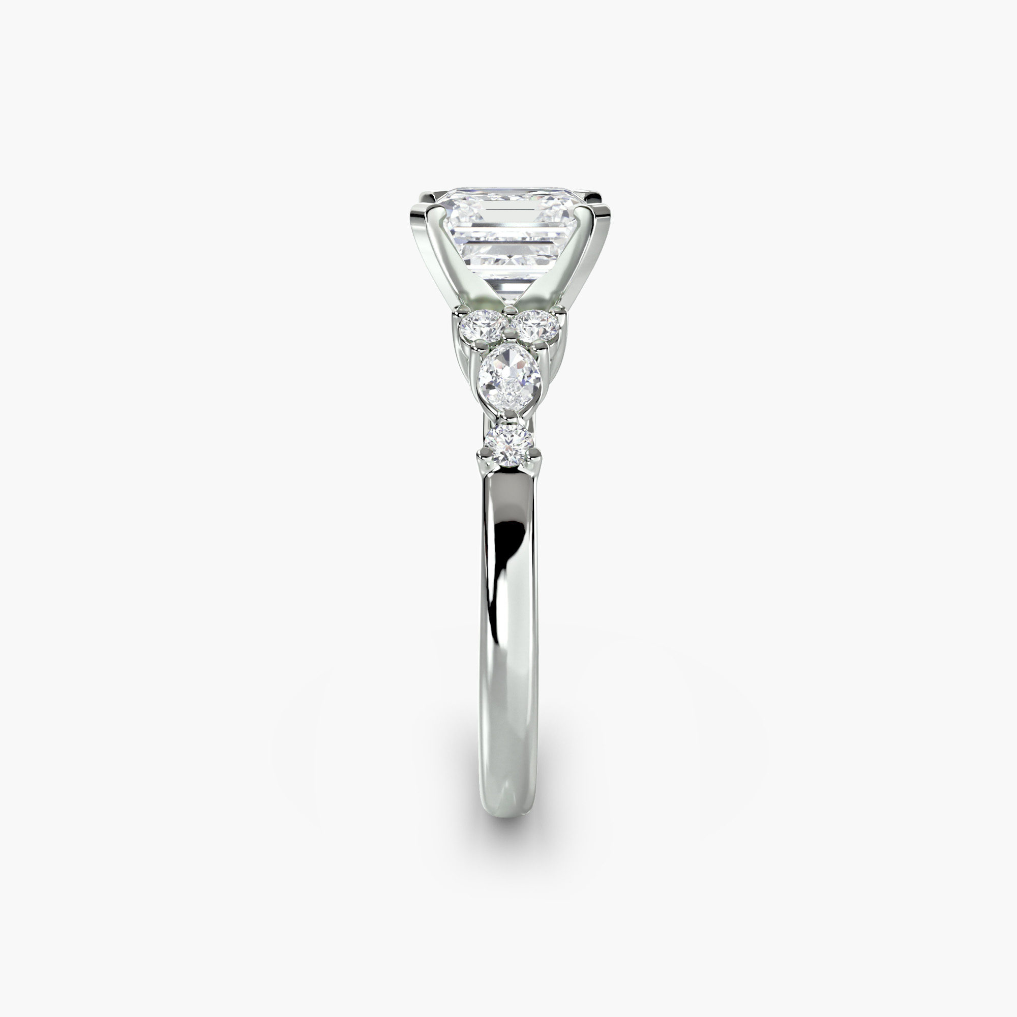 The Floral Accent Solitaire — görsel 2