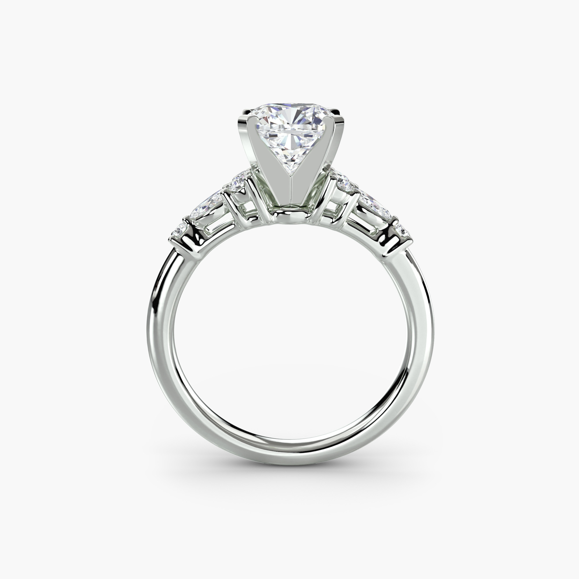 The Floral Accent Solitaire — görsel 3