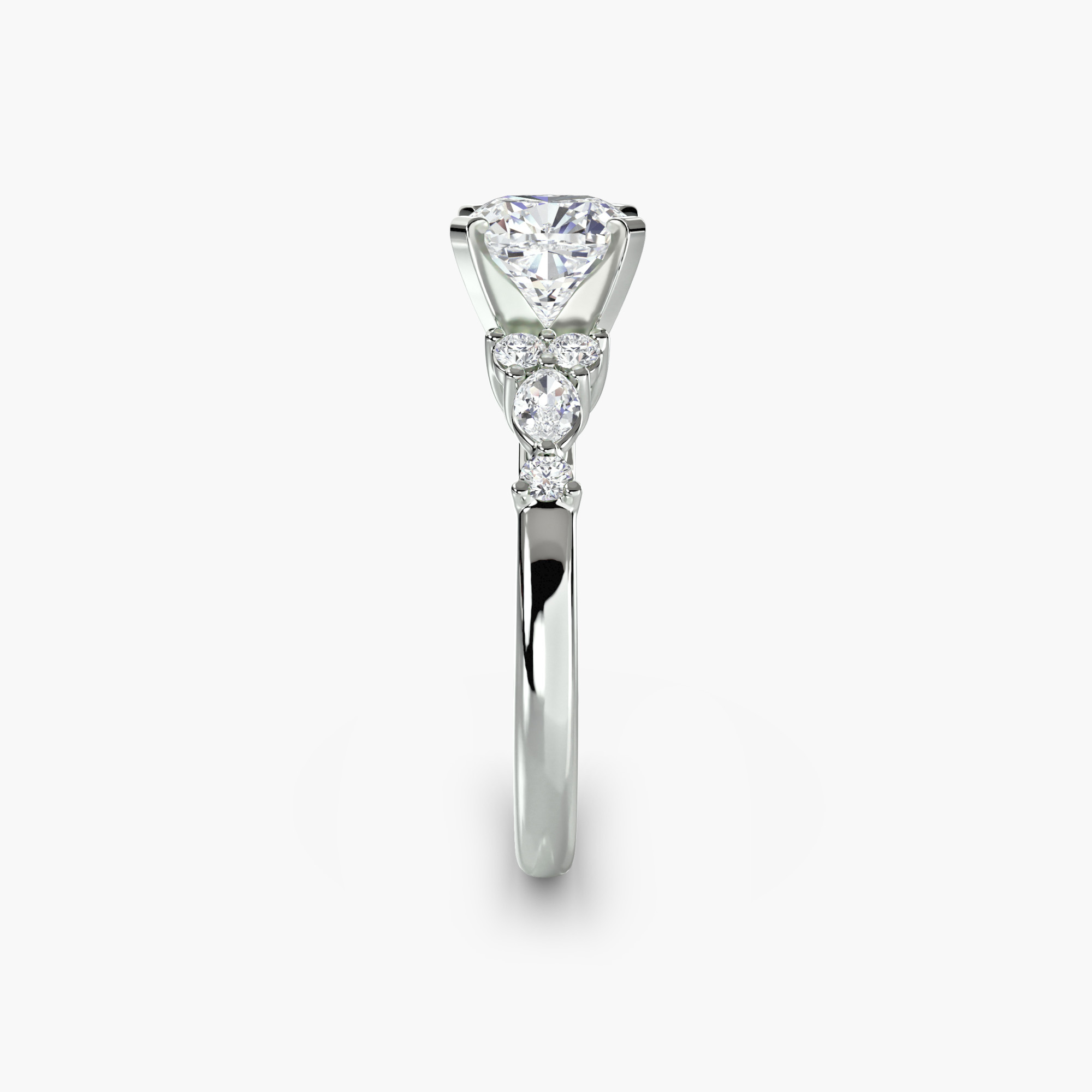The Floral Accent Solitaire — görsel 2