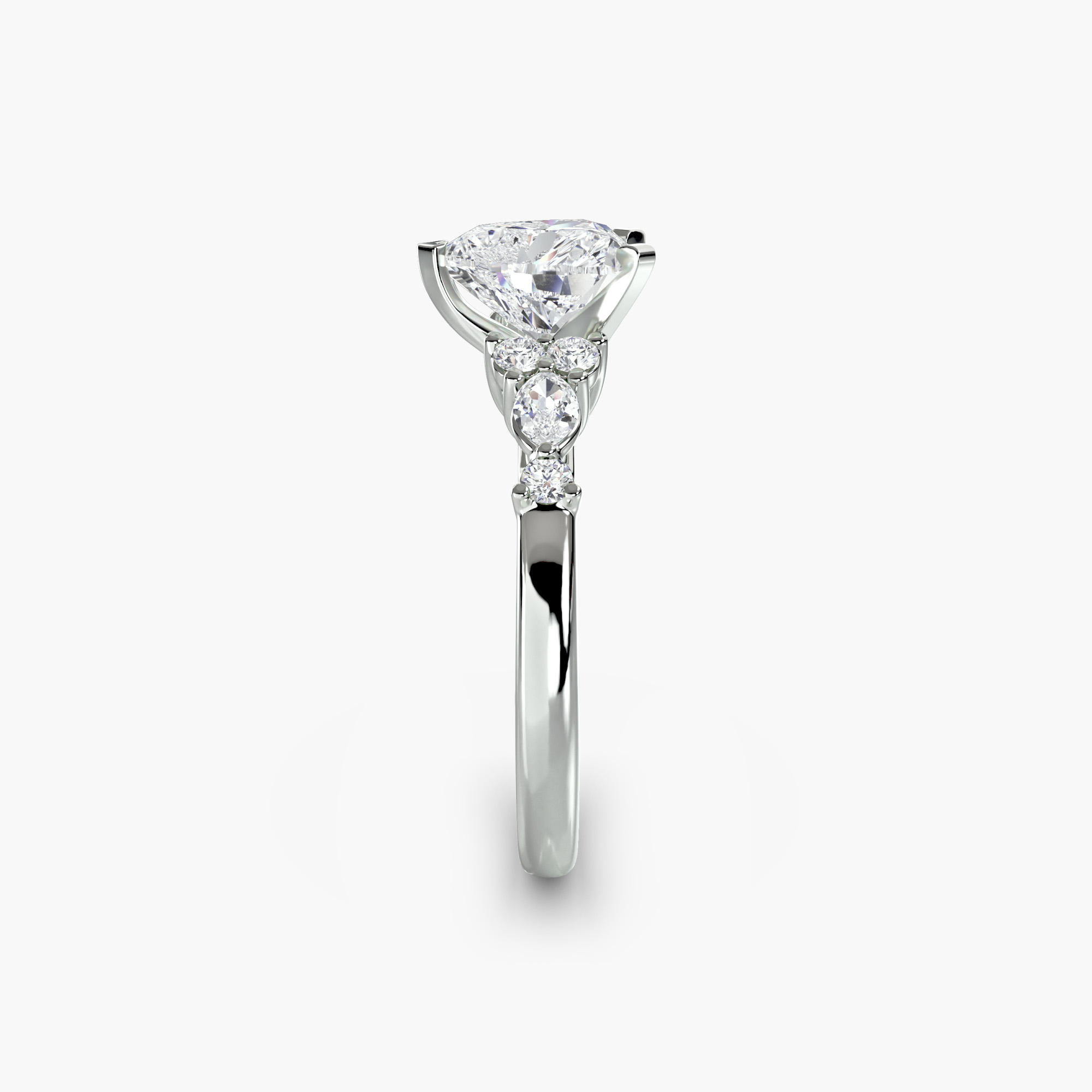 The Floral Accent Solitaire — görsel 2