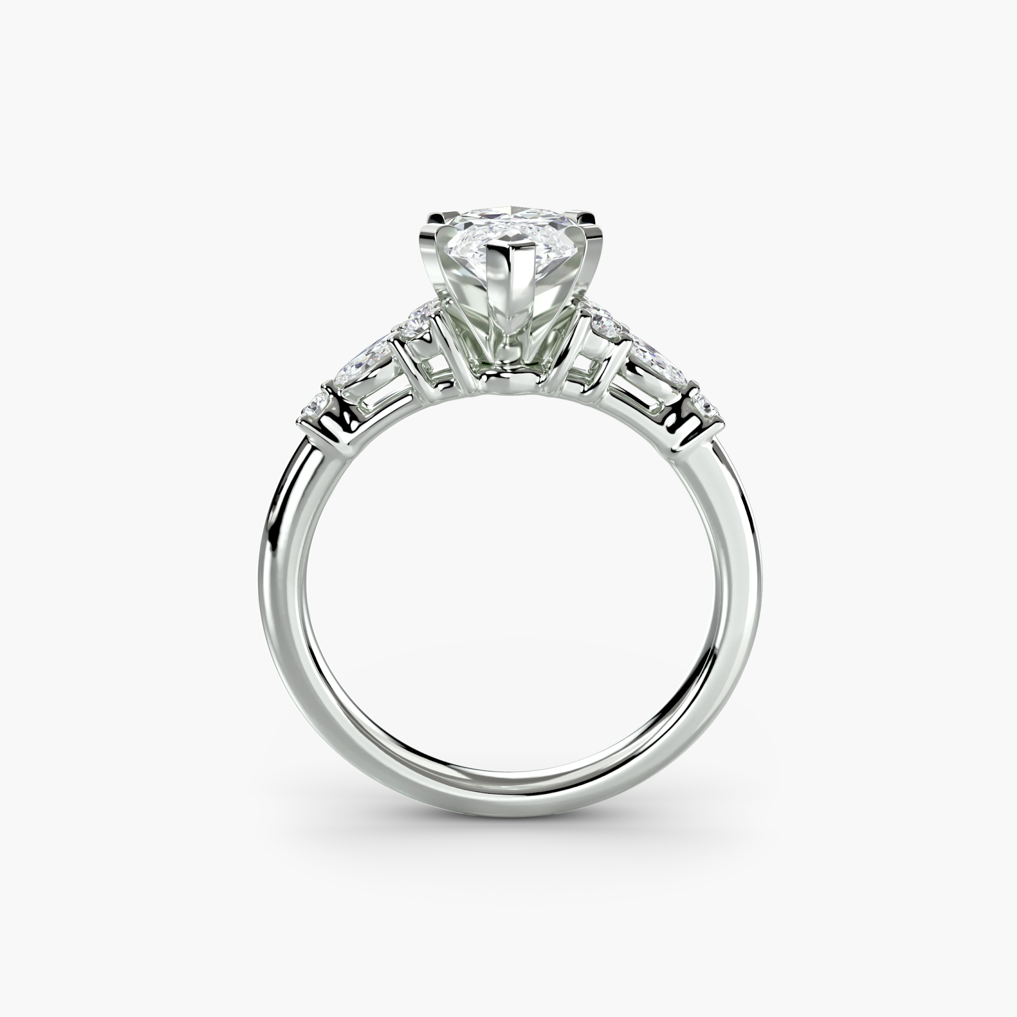 The Floral Accent Solitaire — görsel 3