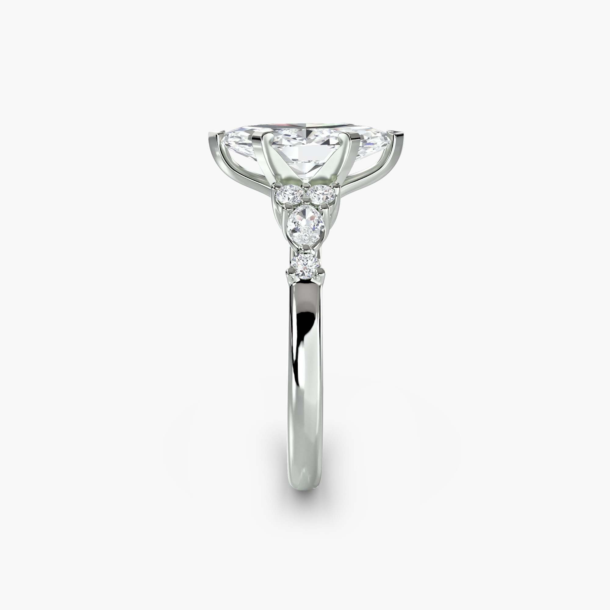 The Floral Accent Solitaire — görsel 2