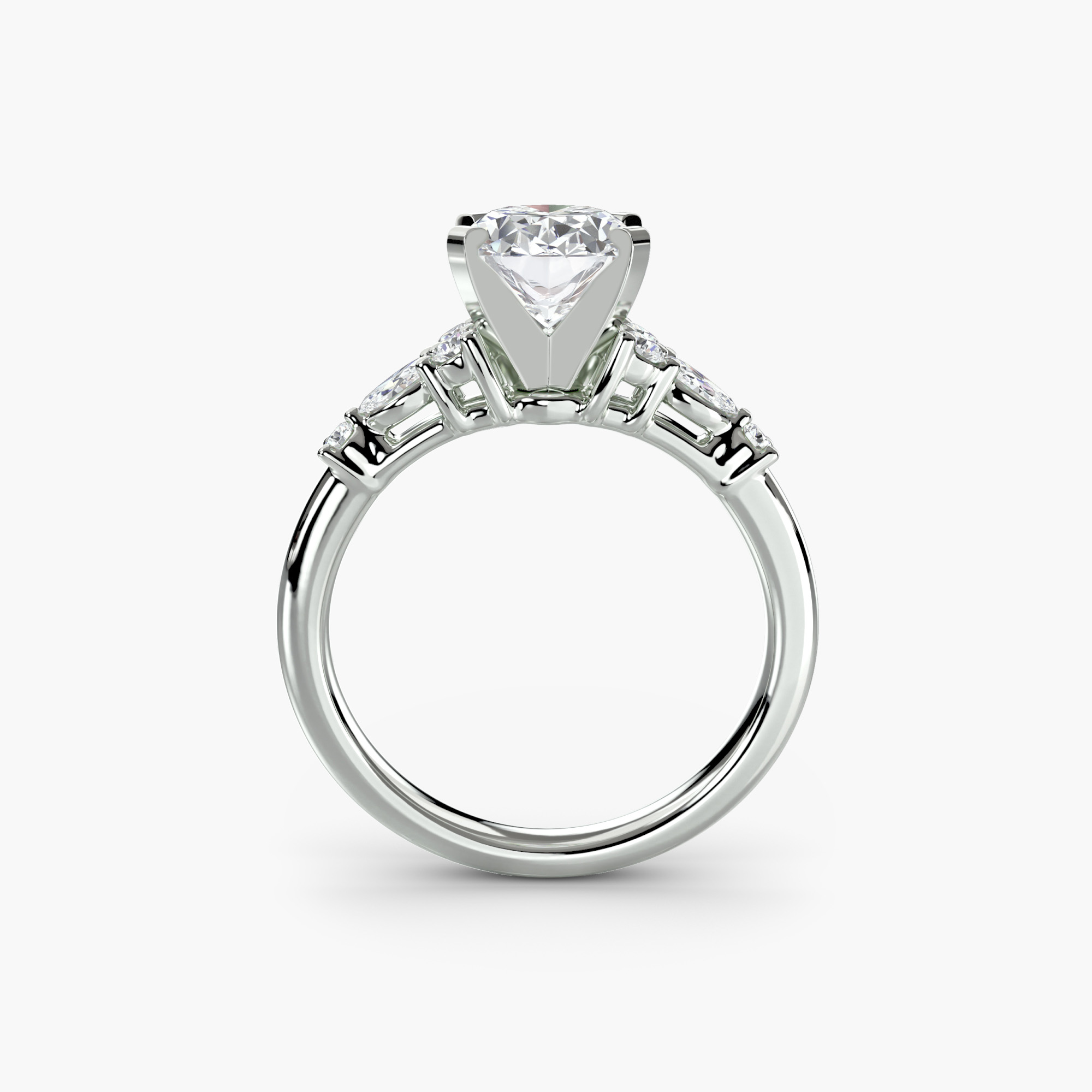 The Floral Accent Solitaire — görsel 3
