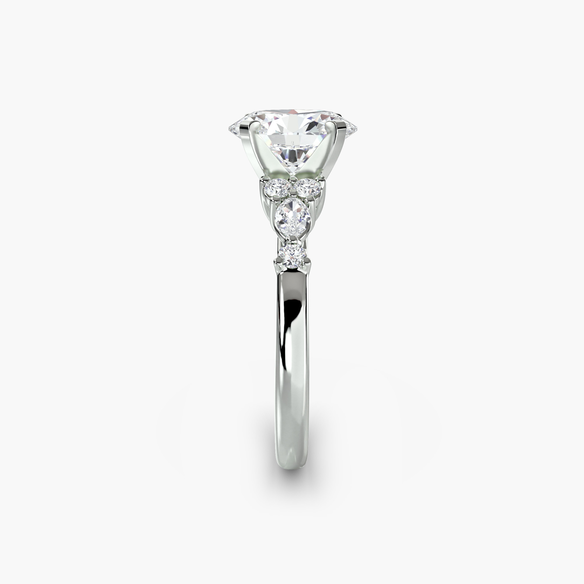 The Floral Accent Solitaire — görsel 2