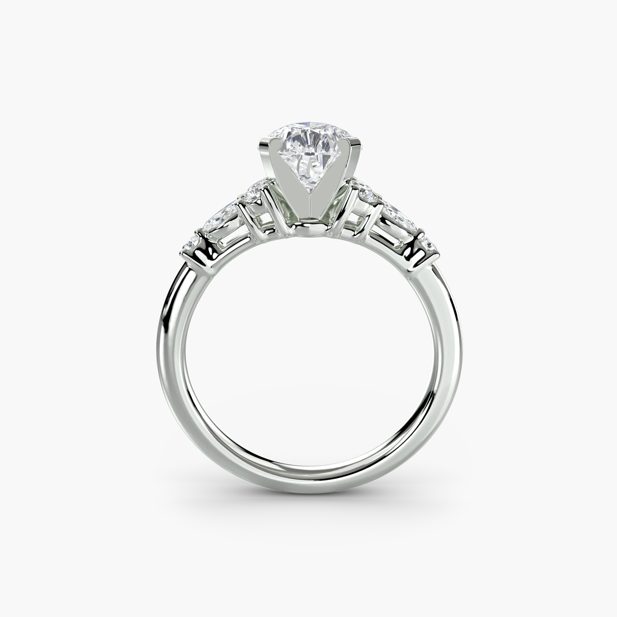 The Floral Accent Solitaire — görsel 3