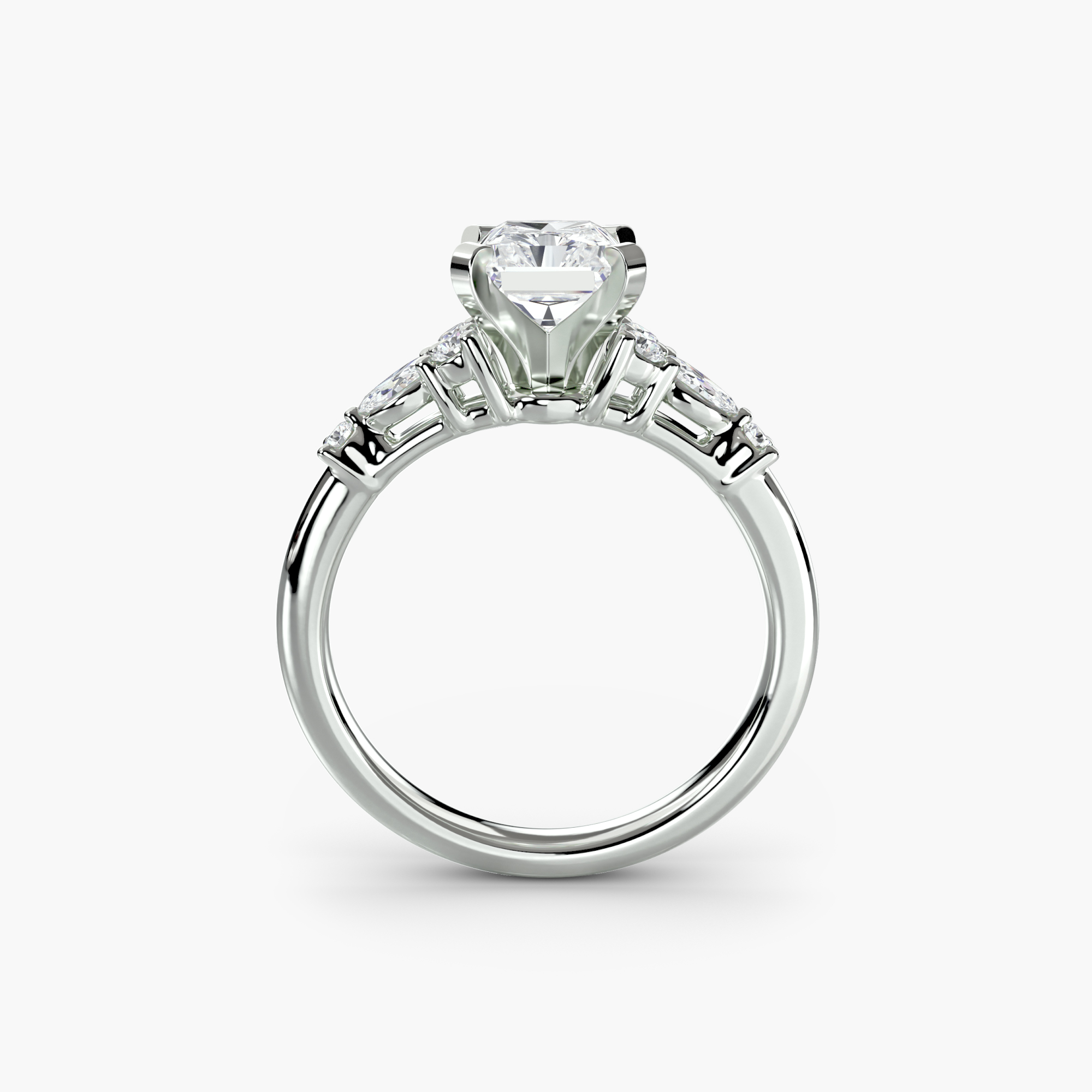 The Floral Accent Solitaire — görsel 3