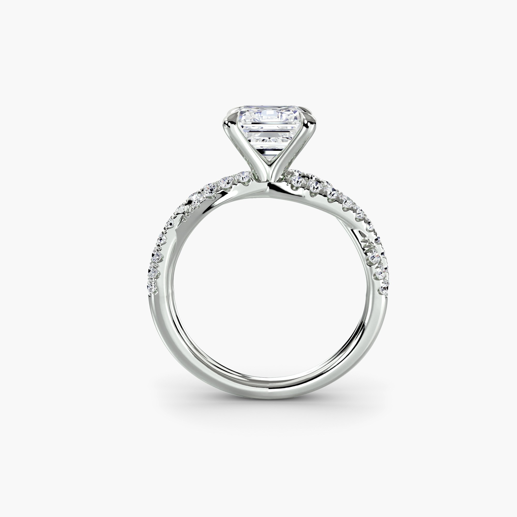 The Twisted Pavé Solitaire — görsel 3